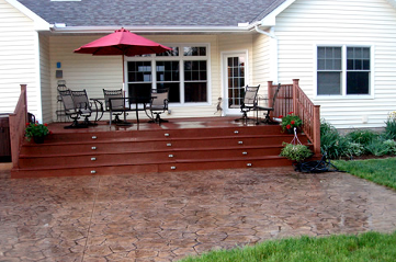 Deck and Driveway